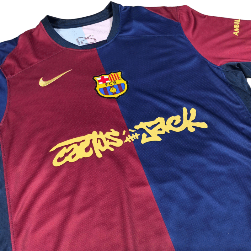 Barcelona x Travis Scott 24-25 Special Edition Home Jersey - Image 2
